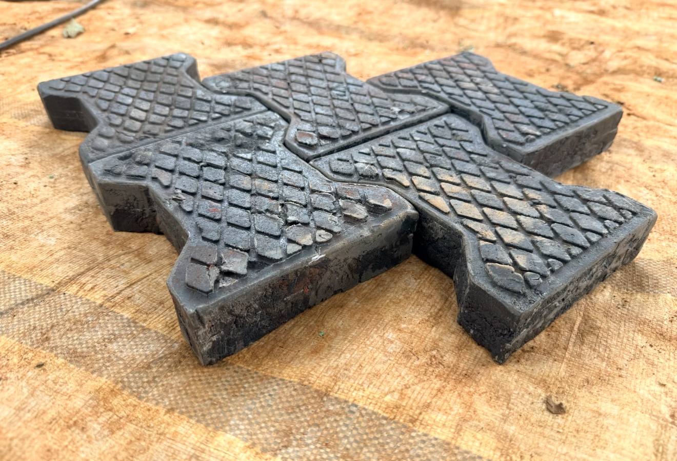 Sand Double T (H-type) Eco-pavers