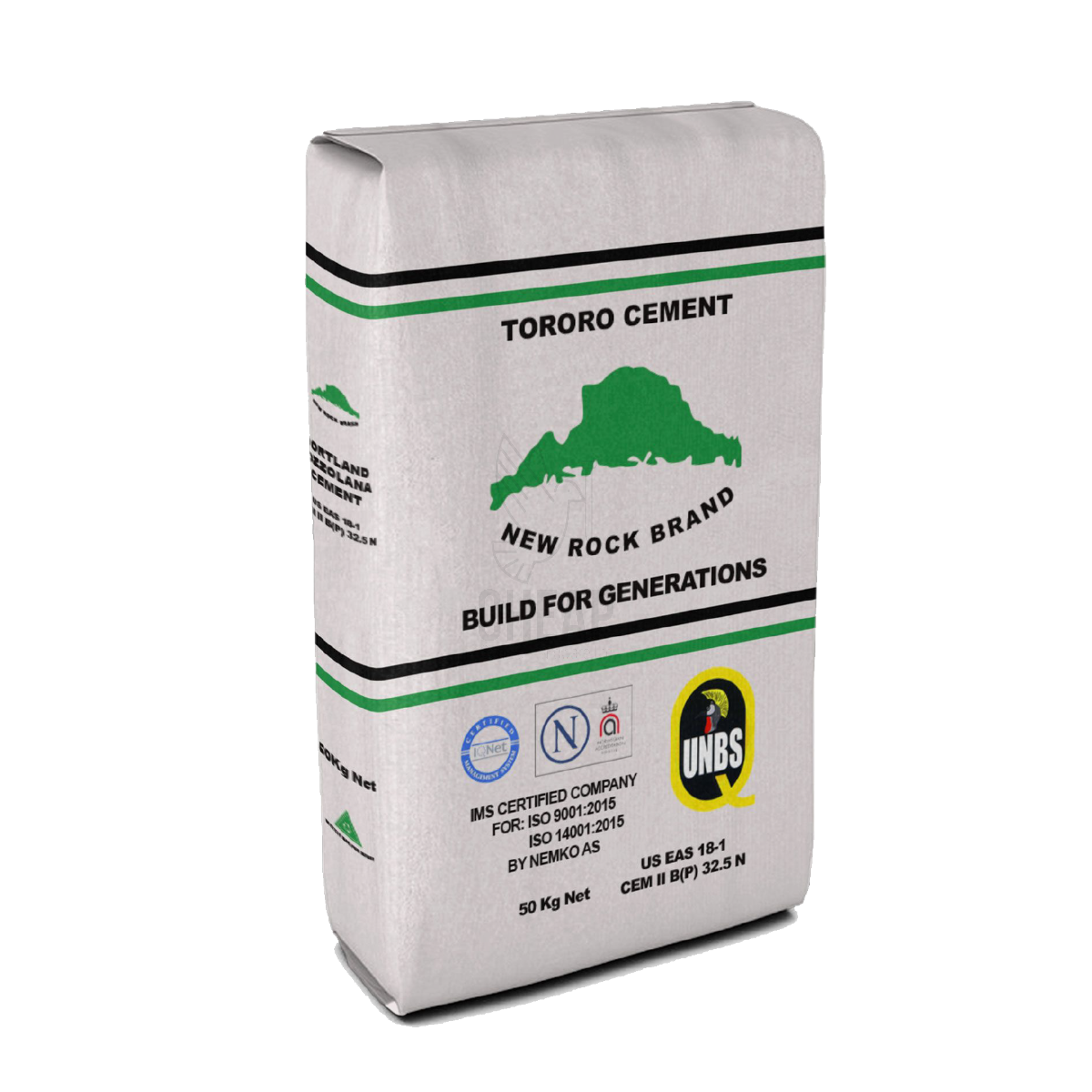 Best Building Construction Materials for Sale in Uganda - Tororo Cement CEM II B 32.5 Black