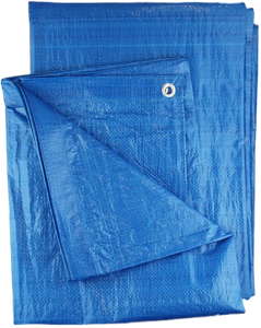Blue Tarpaulin waterproof sheet