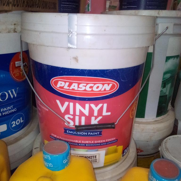 Latest Building Materials on Zzimba Online - Plascon Vinyl Silk White