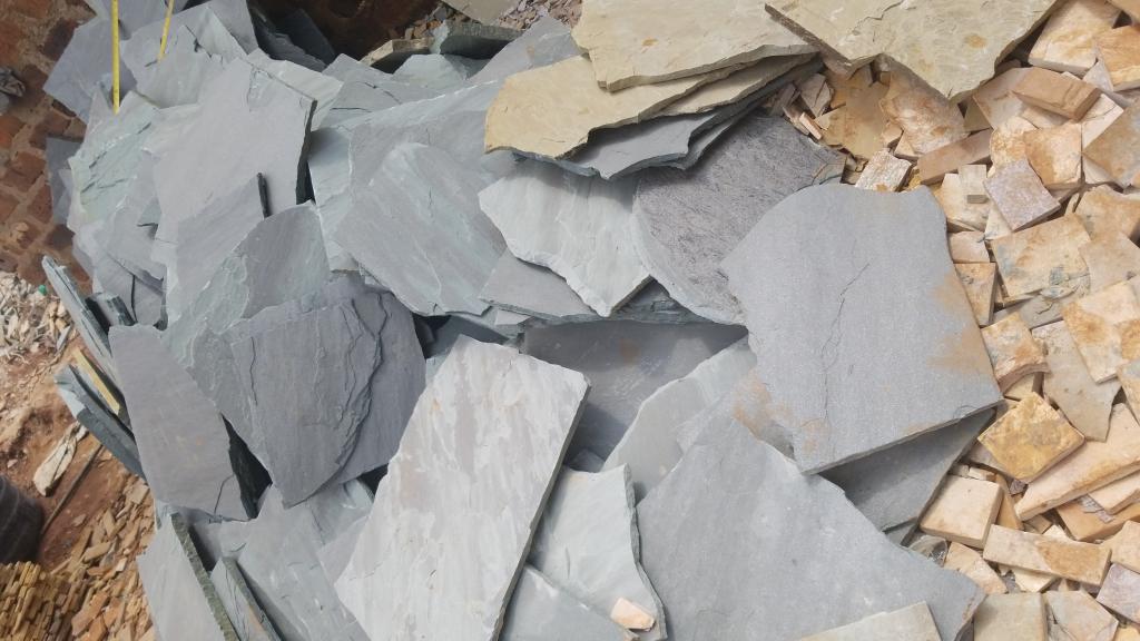Kenyan/Mombasa stones sliver grey